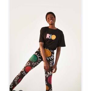 FARM RIO‎ x Smiley Farm Rio Type Tulle
Legging Mesh Swim Cover Size XL